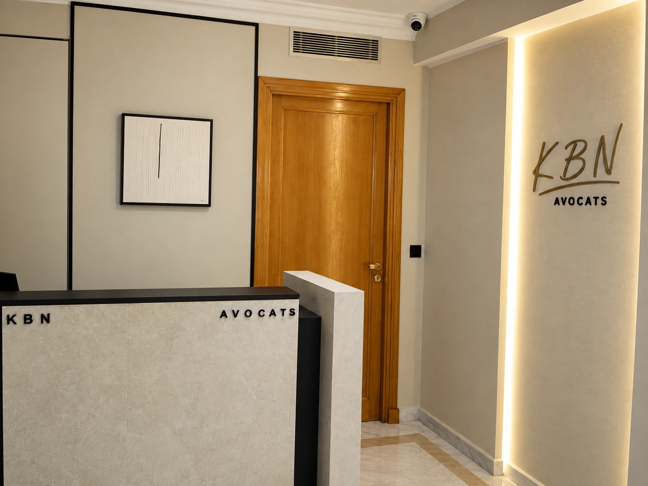 Espace d’accueil du cabinet
